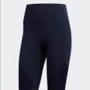 ADIDAS Believe  This Running w/ Reflective Stripe High Rise 7/8 Leggings